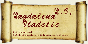 Magdalena Vladetić vizit kartica